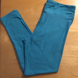 Solid blue Lularoe Leggings